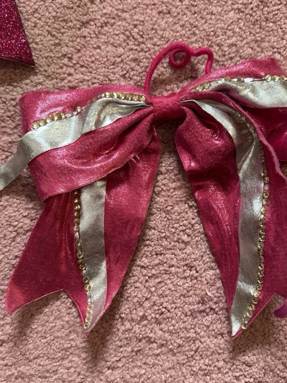 Sparkle Pink Hair Bows